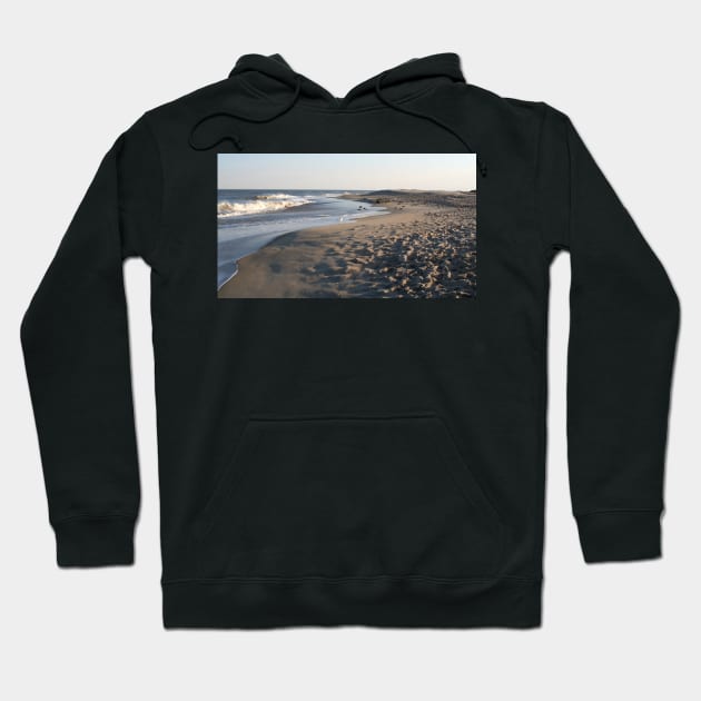 Chincoteague Island Beach Hoodie by Sandraartist